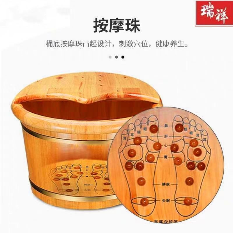 Cedar Wood Foot Soaking Bucket - Foot Spa recension och pris