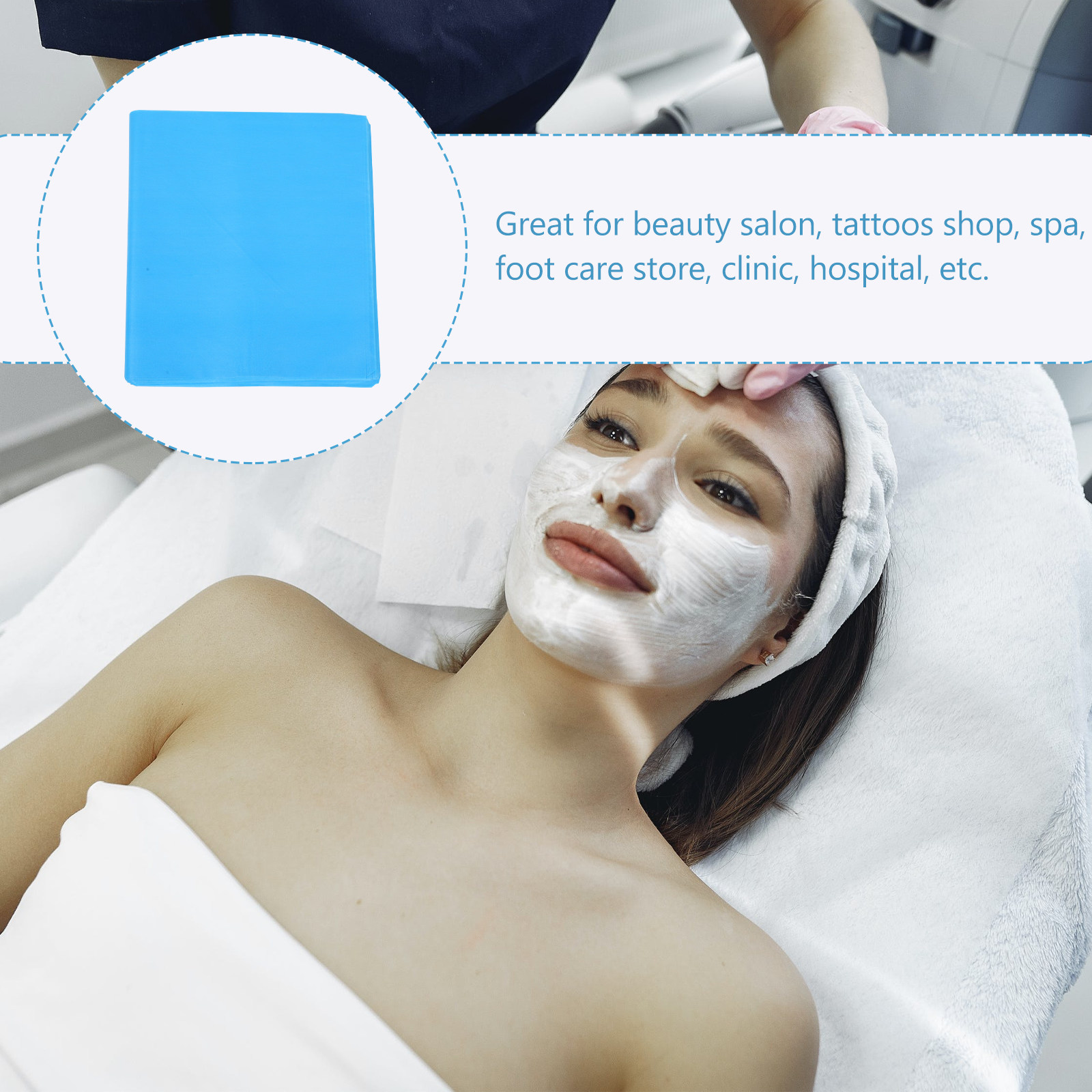 100Sheets Disposable Feet Towe - Foot Spa recension och pris