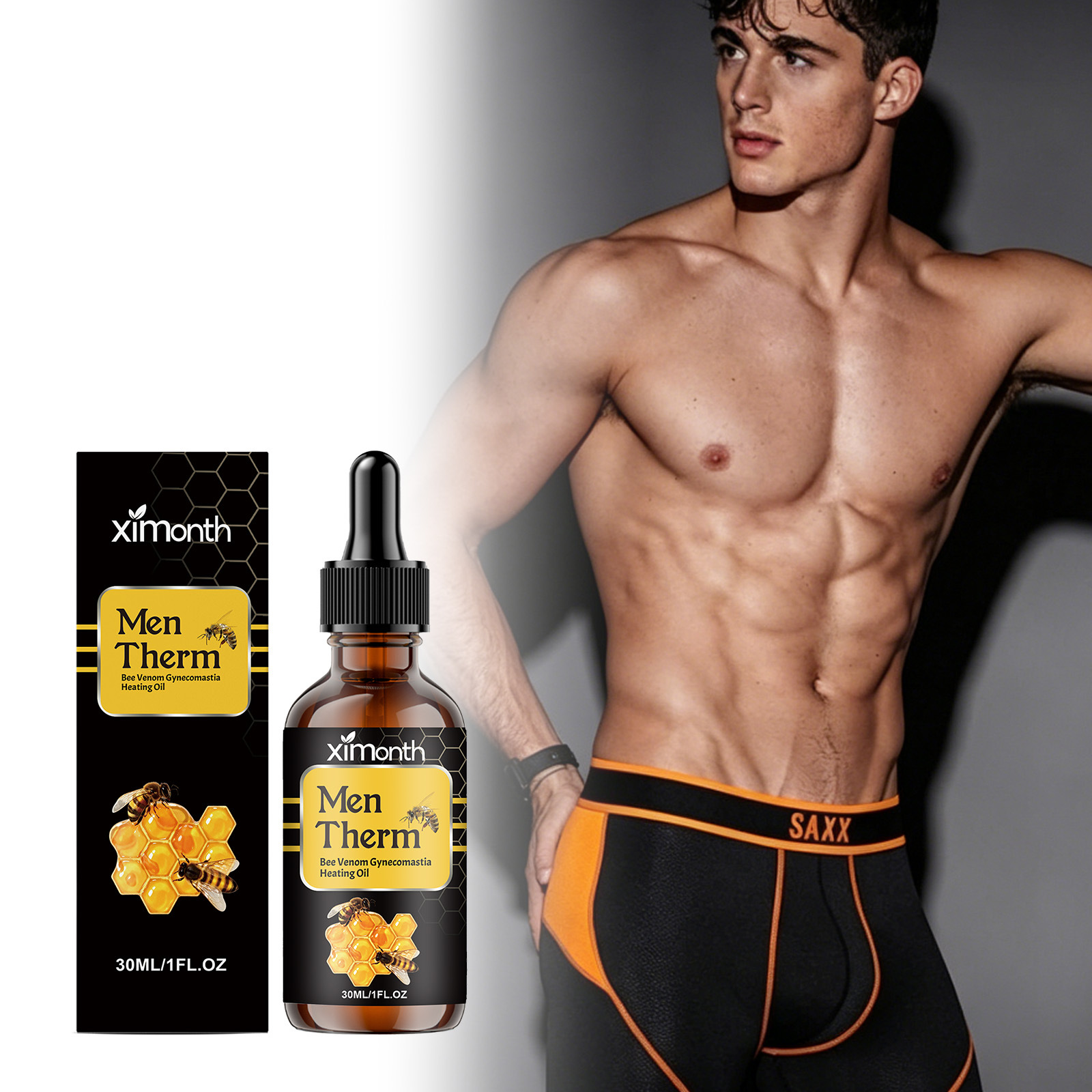 30ml Men's Chest Shaping Serum - Body Oil recension och pris