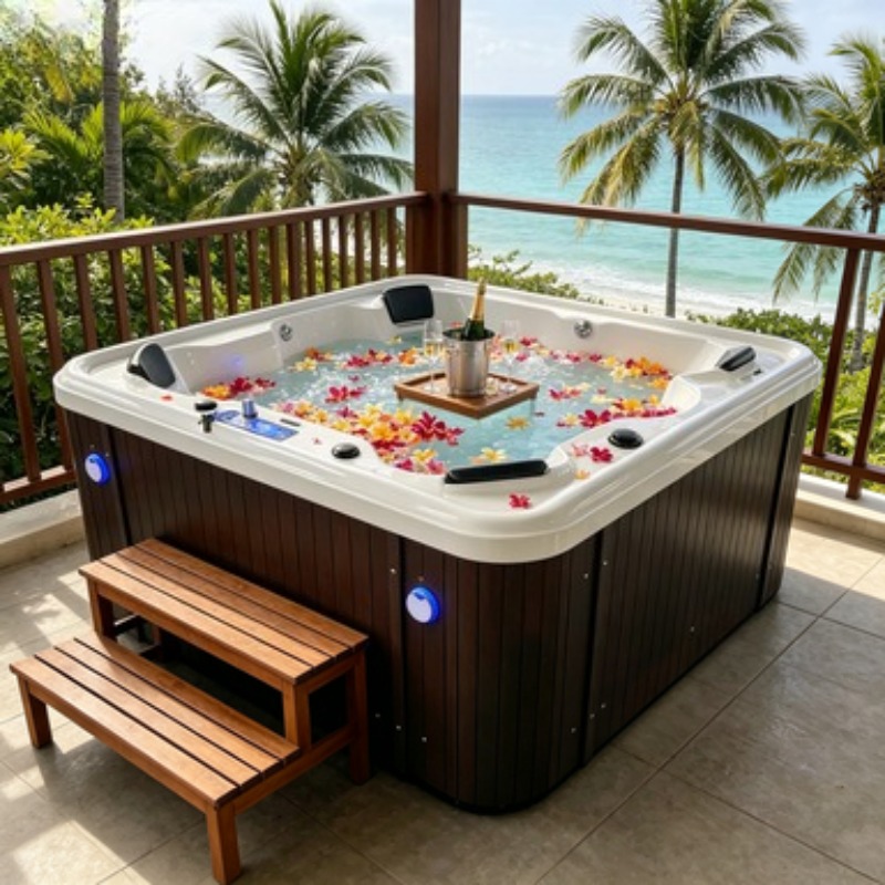 Acrylic Whirlpool Hot Tub Spa  - Hot Tub recension och pris